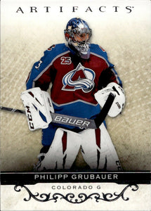 2021-22 Upper Deck Artifacts Hockey - Base #93 Philipp Grubauer - Colorado Avalanche - A