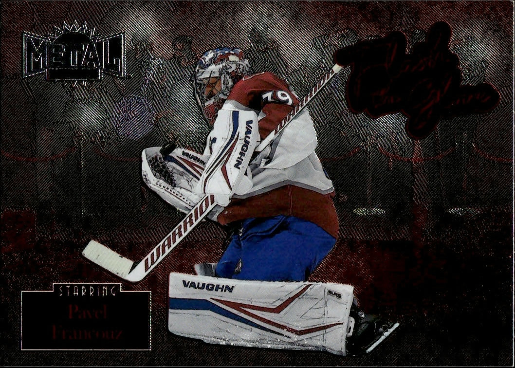 2022-23 Upper Deck Skybox Metal Universe - Flash The Glove #FL-28 Pavel Francouz - Colorado Avalanche - A