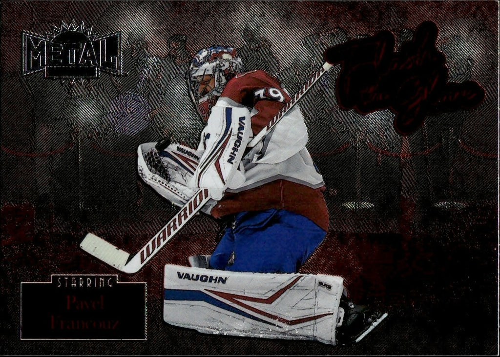 2022-23 Upper Deck Skybox Metal Universe - Flash The Glove #FL-28 Pavel Francouz - Colorado Avalanche - A