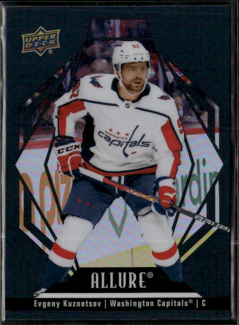 2022-23 Upper Deck Allure Hockey - Base - Black Rainbow #45 Evgeny Kuznetsov - Washington Capitals