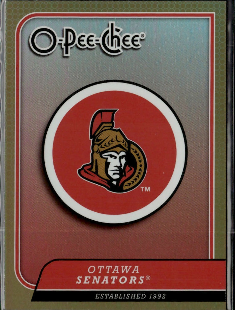 2008-09 O-Pee-Chee - Team Checklist #CL21 Ottawa Senators - A