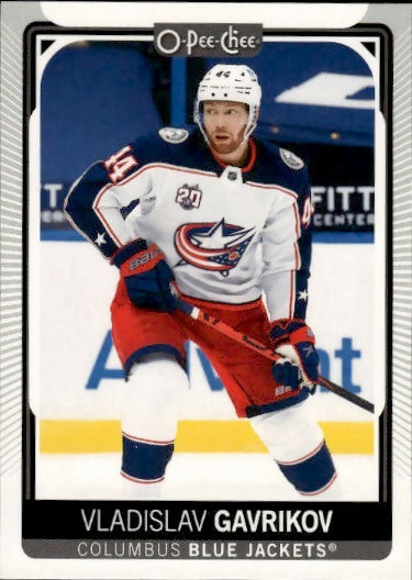 2021-22 Upper Deck O-Pee-Chee Hockey - Base #215 Vladislav Gavrikov - Columbus Blue Jackets