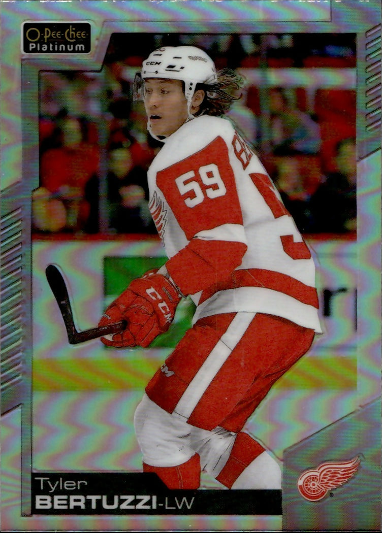 2020-21 Upper Deck O-Pee-Chee Platinum - Base - Rainbow #101 Tyler Bertuzzi - Detroit Red Wings - A