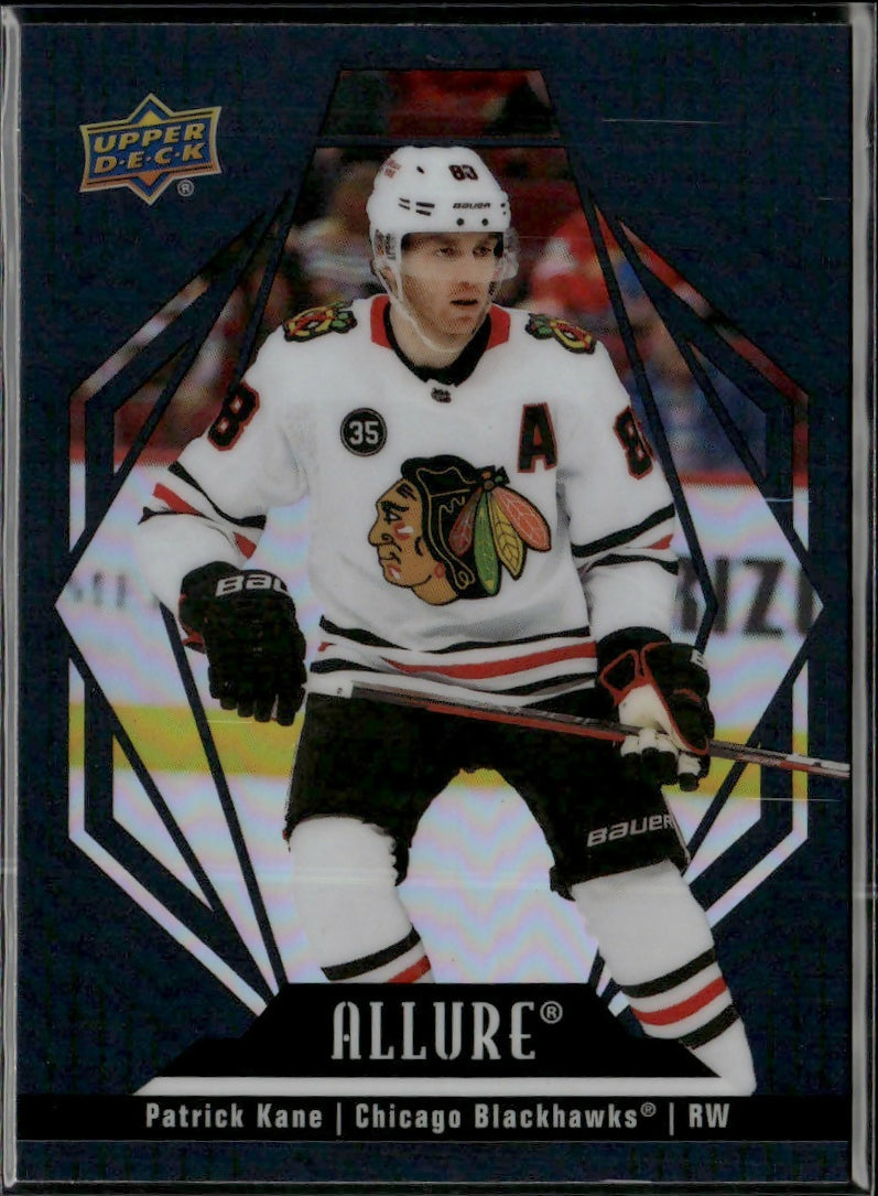 2022-23 Upper Deck Allure Hockey - Base - Black Rainbow #75 Patrick Kane - Chicago Blackhawks