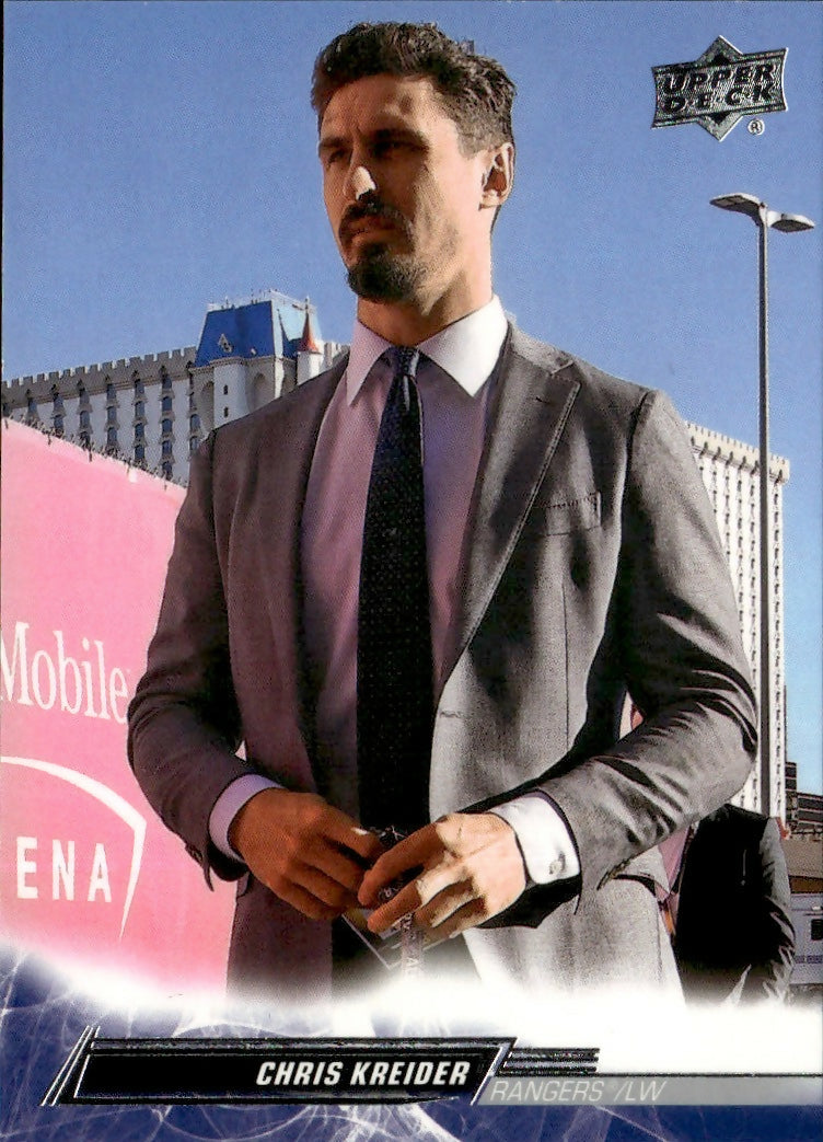 2022-23 Upper Deck Series 1 Hockey - Base #120 Chris Krieder - New York Rangers - A