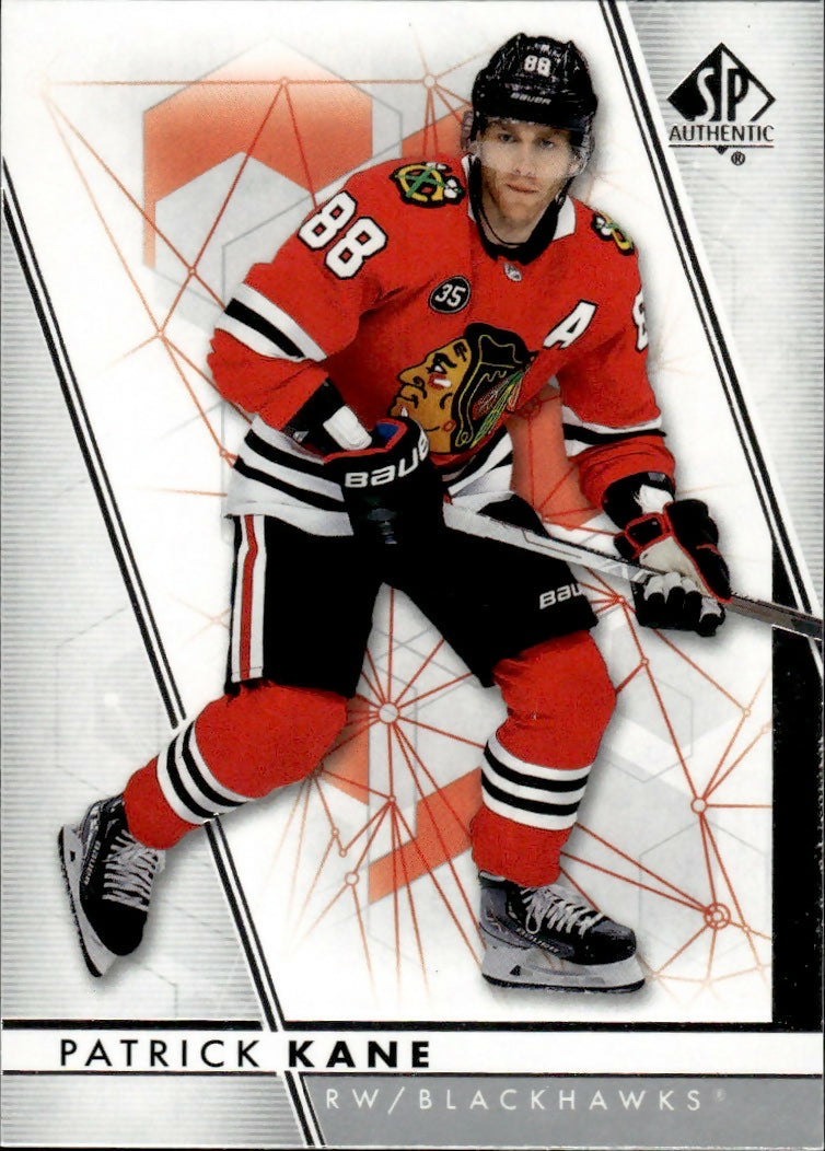 2022-23 Upper Deck SP Authentic Hockey - Base #88 Patrick Kane - Chicago Blackhawks