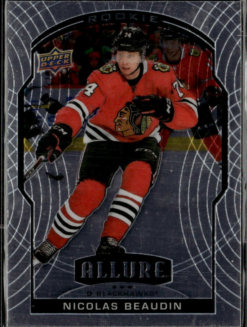 2020-21 Upper Deck Allure #79 Nicolas Beaudin Chicago Blackhawks Rookie