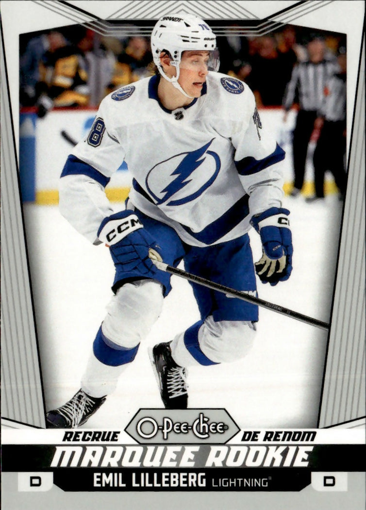 2024-25 Upper Deck O-Pee-Chee - Base - Marquee Rookie #567 Emil Lilleberg - Tampa Bay Lightning - A