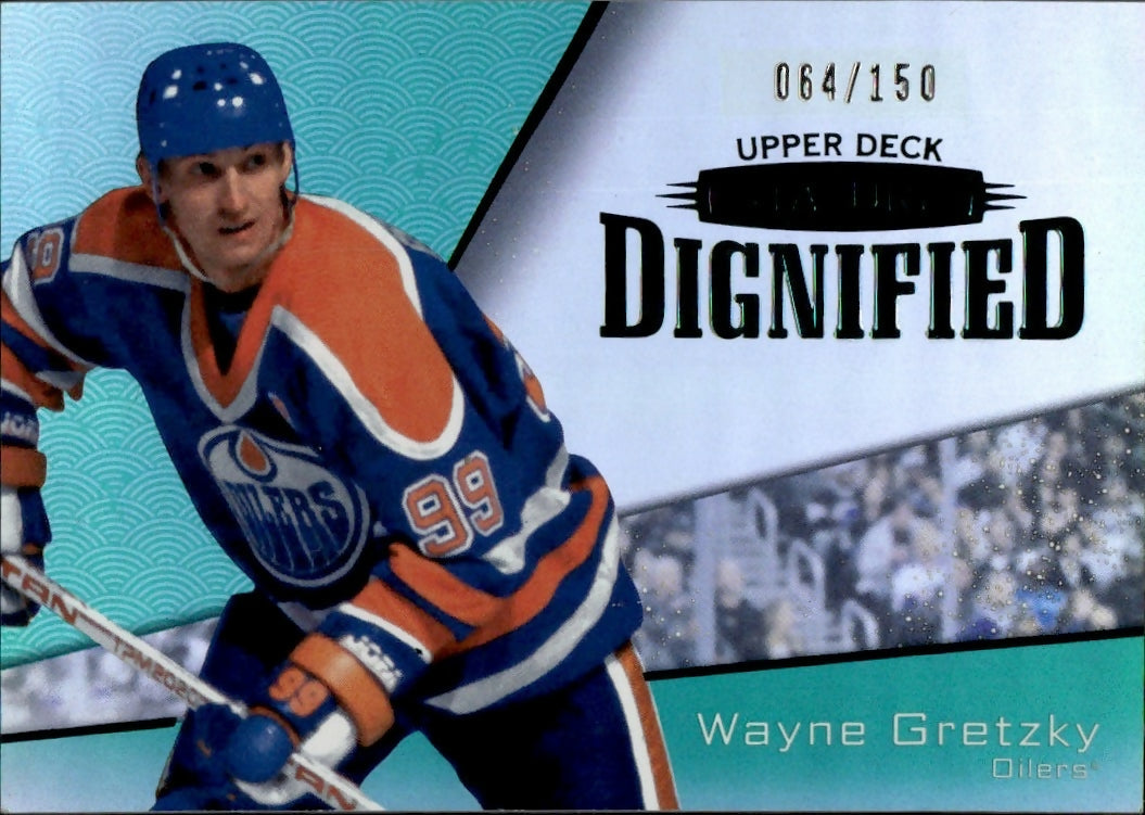 2022-23 Upper Deck Stature Hockey - Dignified :150 #D-1 Wayne Gretzky - Edmonton Oilers - A