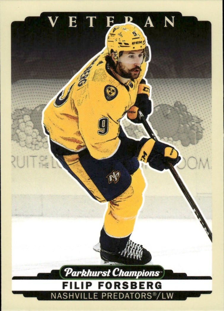 2022-23 Upper Deck Parkhurst Champions - Base #42 Filip Forsberg - Nashville Predators