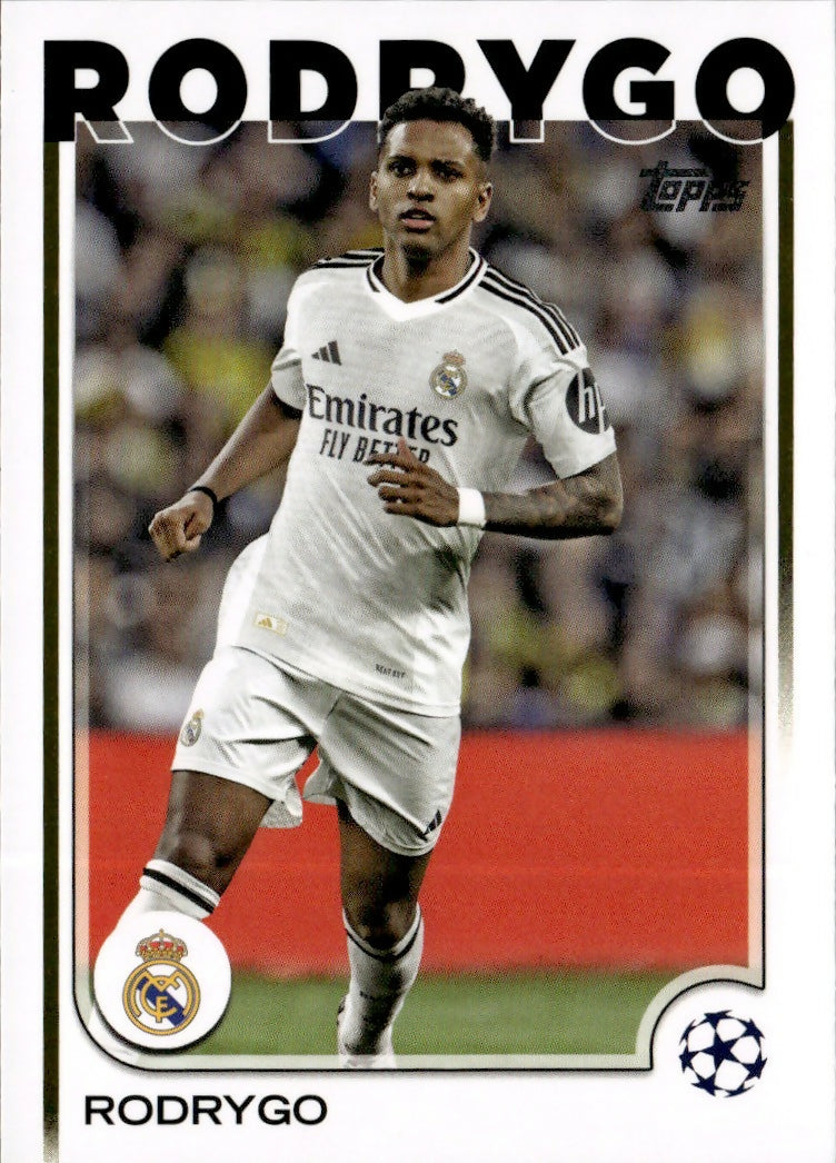 2024-25 Topps UEFA Club Competitions - Base #48 Rodrygo - Real Madris C.F. - A