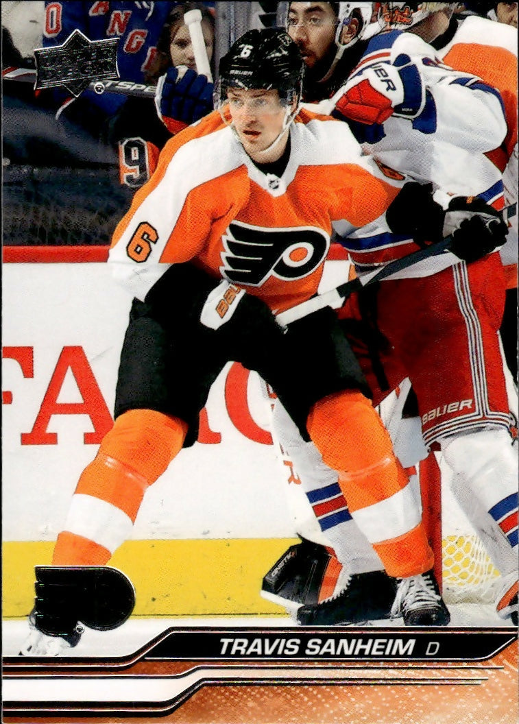 2023-24 Upper Deck Series 2 Hockey - Base #383 Travis Sanheim - Philadelphia Flyers - A