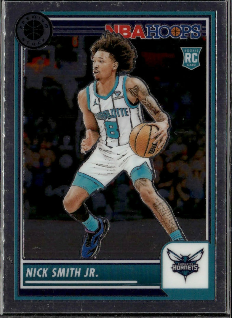 2023-24 Panini NBA Hoops Premium Stock - Base #31 Nick Smith Jr - Charlotte Hornets - A