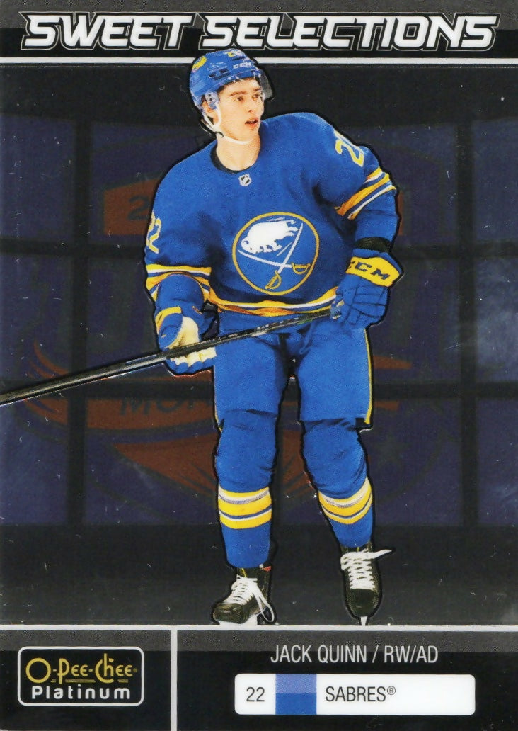 2022-23 Upper Deck O-Pee-Chee Platinum Hockey - Sweet Selection #SS-8 Jack Quinn - Buffalo Sabres - A