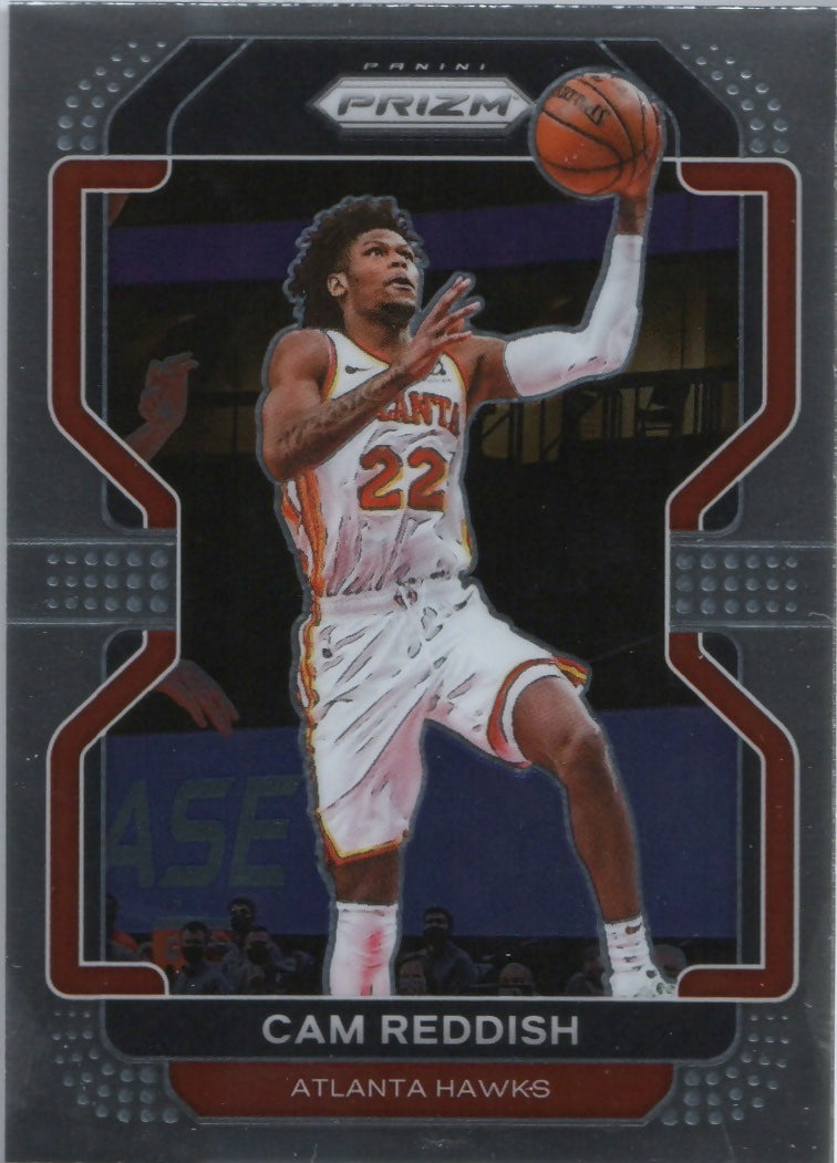 2021-22 Panini Prizm Basketball - Base # 21 Cam Reddish - Atlanta Hawks