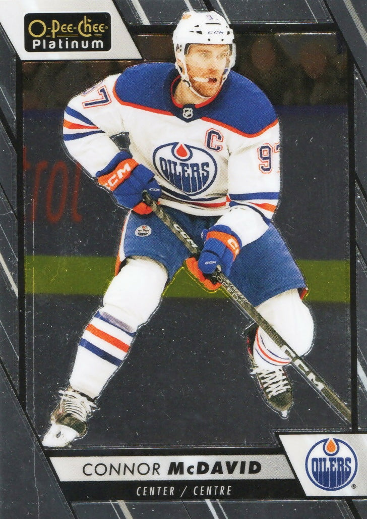 2023-24 Upper Deck O-Pee Chee Platinum Hockey - Base #100 Connor McDavid - Edmonton Oilers - A