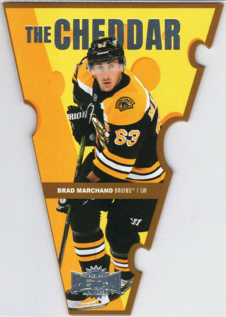 2021-22 Upper Deck Skybox Metal Universe - The Cheddar #TC-12 Brad Marchand - Boston Bruins - A