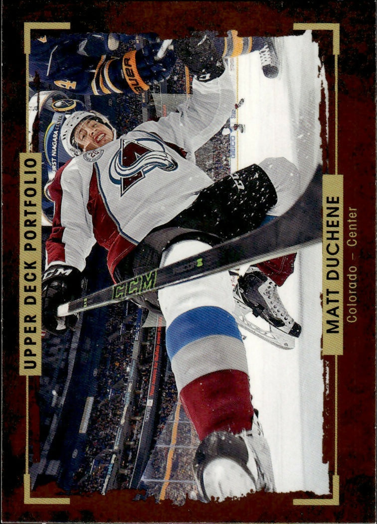 2015-16 Upper Deck Portfolio Hockey - Base #35 Matt Duchene - Colorado Avalanche