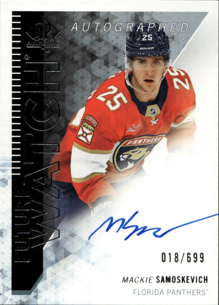 2023-24 Upper Deck SP Authentic Hockey - 2013-14 Retro Autographed Future Watch #RFWA-SA Mackie Samoskevich - Florida Panthers - A
