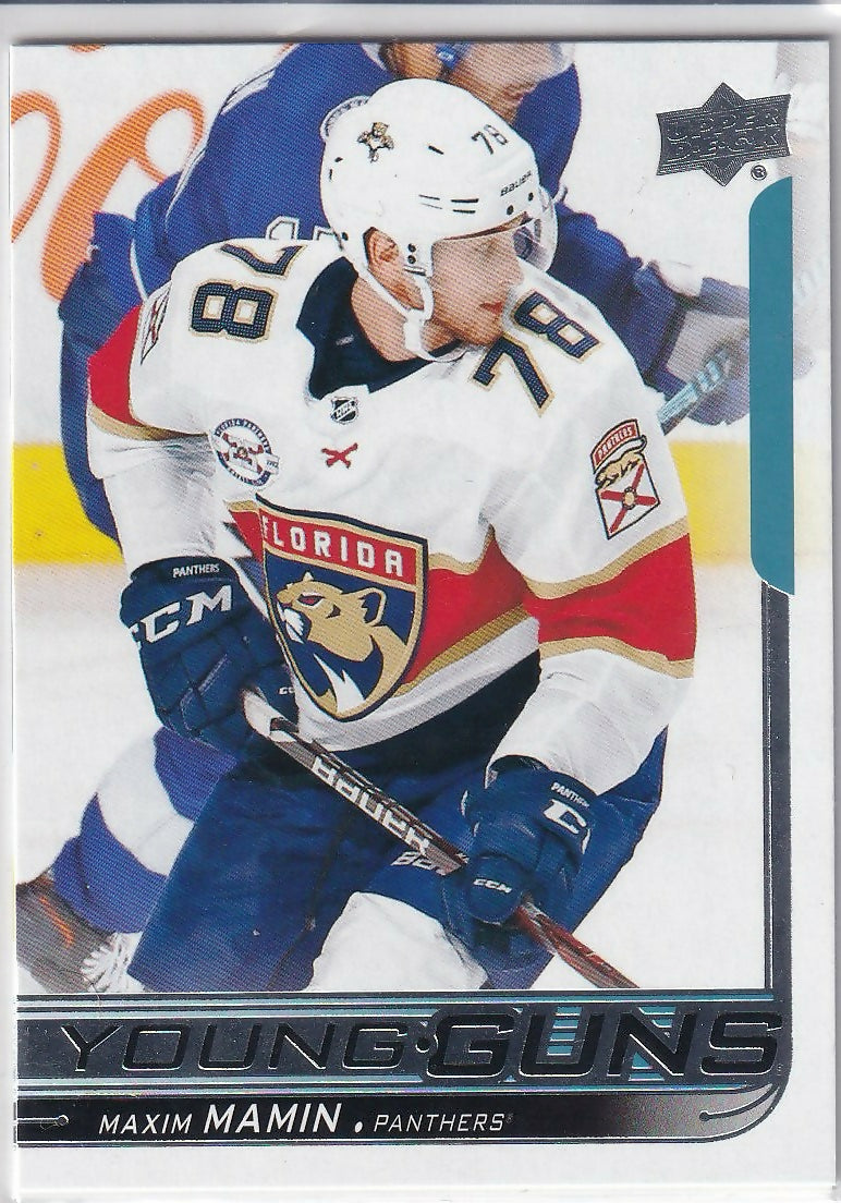 2018-19 Upper Deck #206 Maxim Mamin Florida Panthers Rookie