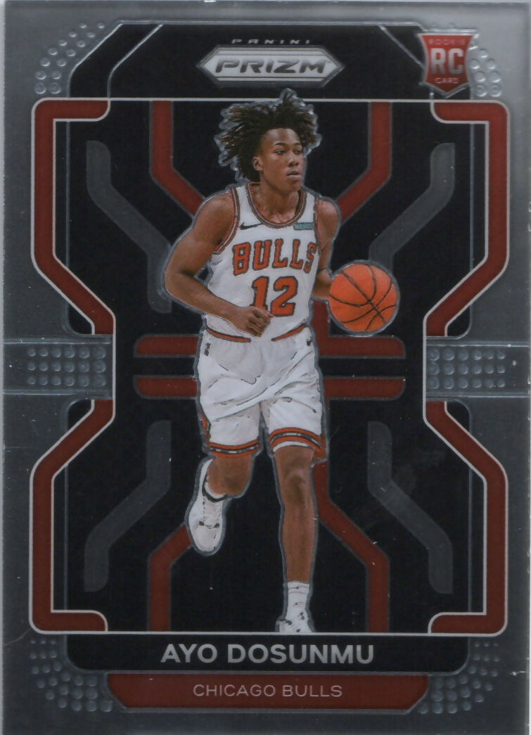 2021-22 Panini Prizm Basketball - Base - Rookie # 271 Ayo Dosunmu - Chicago Bulls