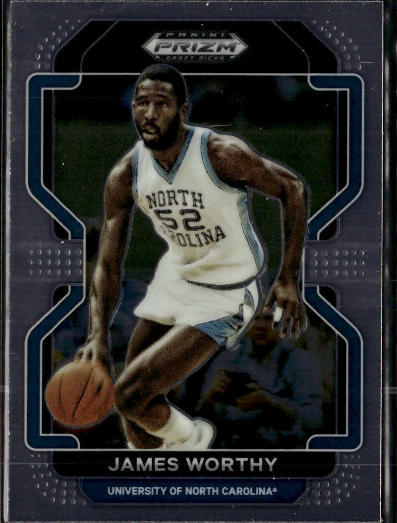 2022 Panini Prizm Draft Picks Basketball - Base #21 James Worthy - North Carolina - A