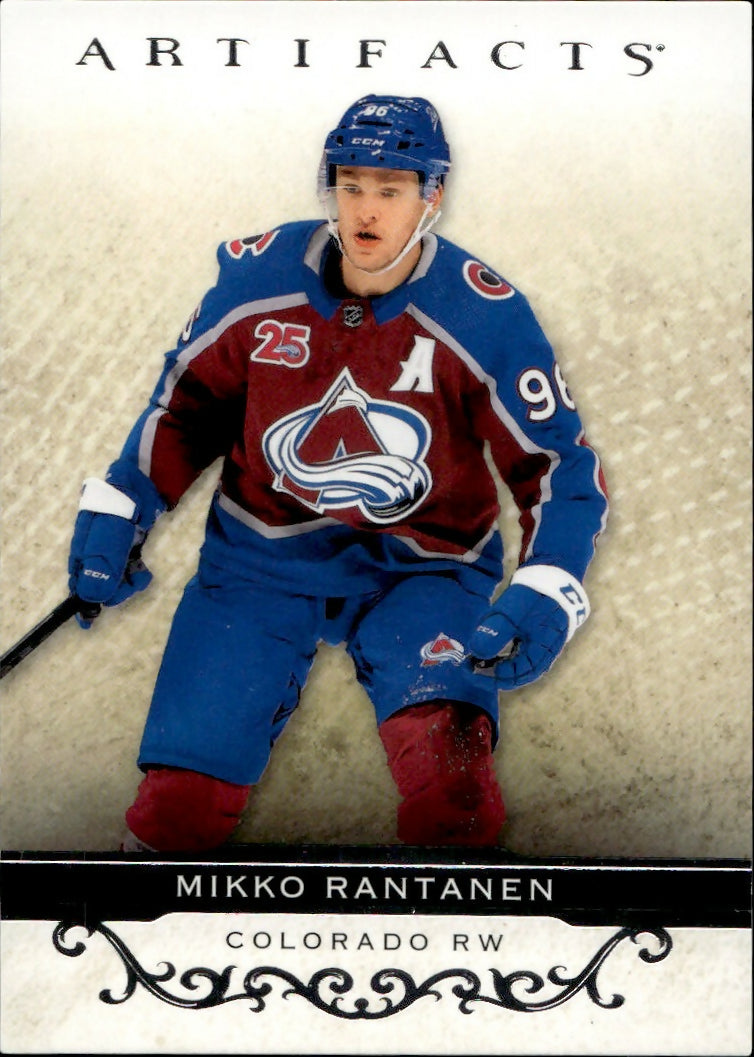 2021-22 Upper Deck Artifacts Hockey - Base #85 Mikko Rantanen - Colorado Avalanche - A