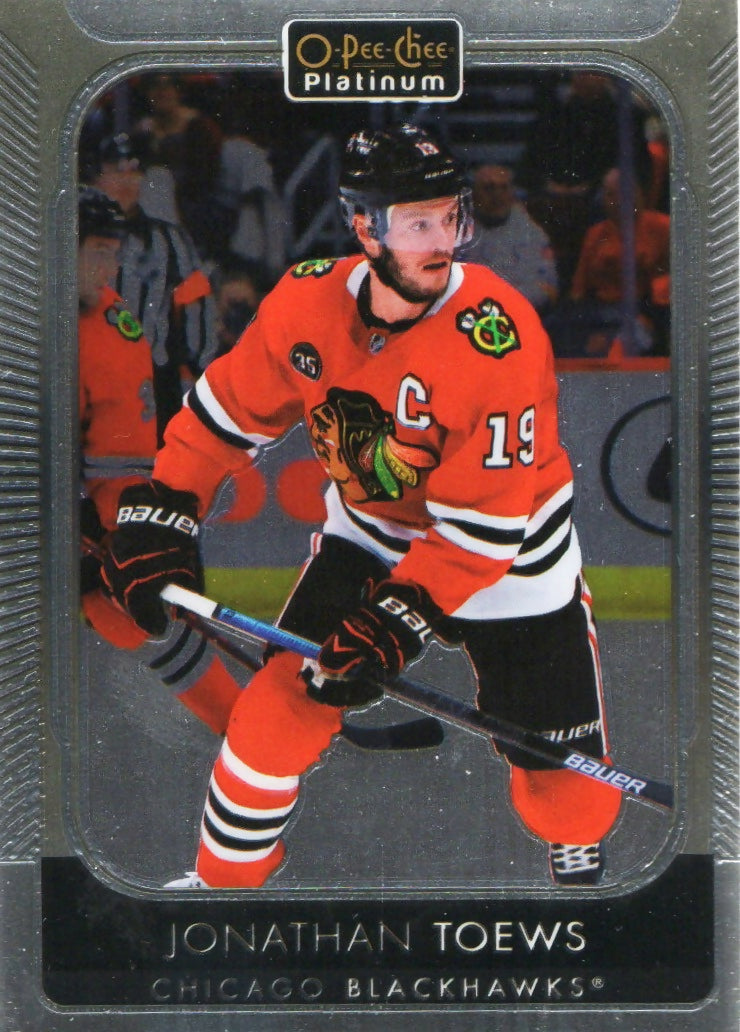 2021-22 Upper Deck O-Pee-Chee Platinum Hockey - Base #101 Jonathan Toews - Chicago Blackhawks - A