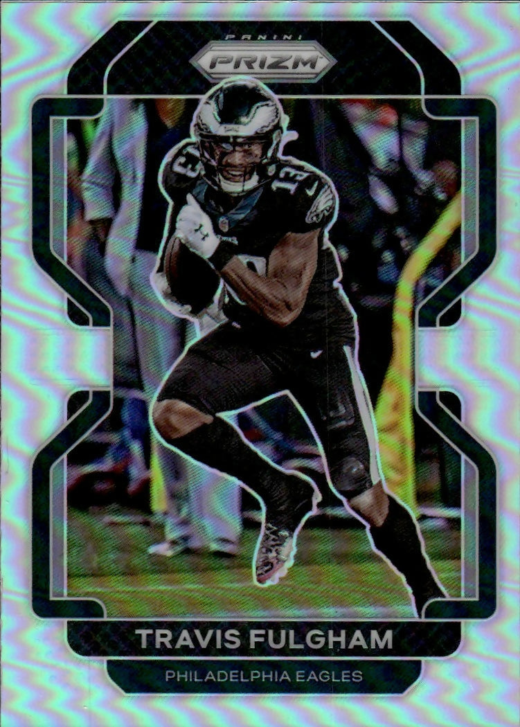 2021 Panini Prizm Football Base - Prizm #218 Travis Fulgham Philadelphia Eagles - A