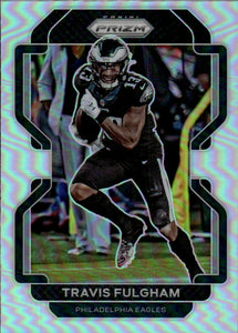 2021 Panini Prizm Football Base - Prizm #218 Travis Fulgham Philadelphia Eagles - A