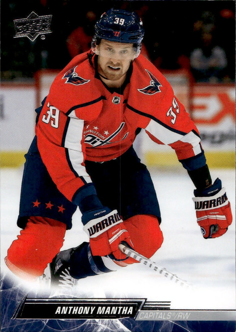 2022-23 Upper Deck Series 1 Hockey - Base #189 Anthony Mantha - Washington Capitals - A