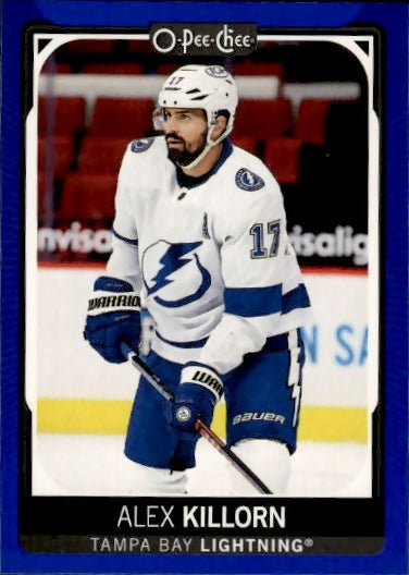 2021-22 Upper Deck O-Pee-Chee Hockey - Base - Blue #268 Alex Killorn - Tampa Bay Lightning