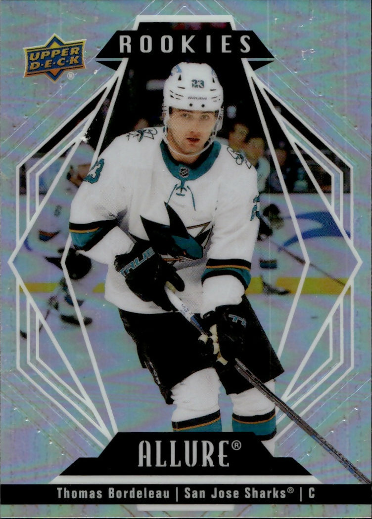 2022-23 Upper Deck Allure Hockey - Base -Rookie #141 Thomas Bordeleau - San Jose Sharks - A