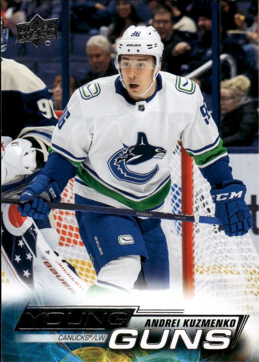 2022-23 Upper Deck Series 2 Hockey - Base - Young Guns #465 Andrei Kuzmenko - Vancouver Canucks