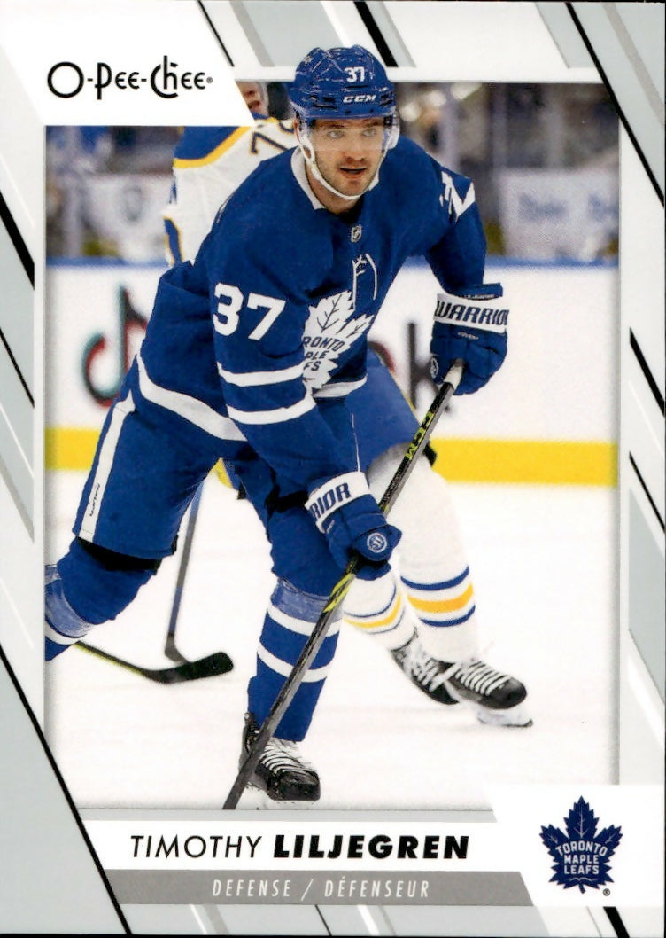 2023-24 Upper Deck O-Pee-Chee Hockey - Base #242 Timothy Liljegren - Toronto Maple Leafs - A