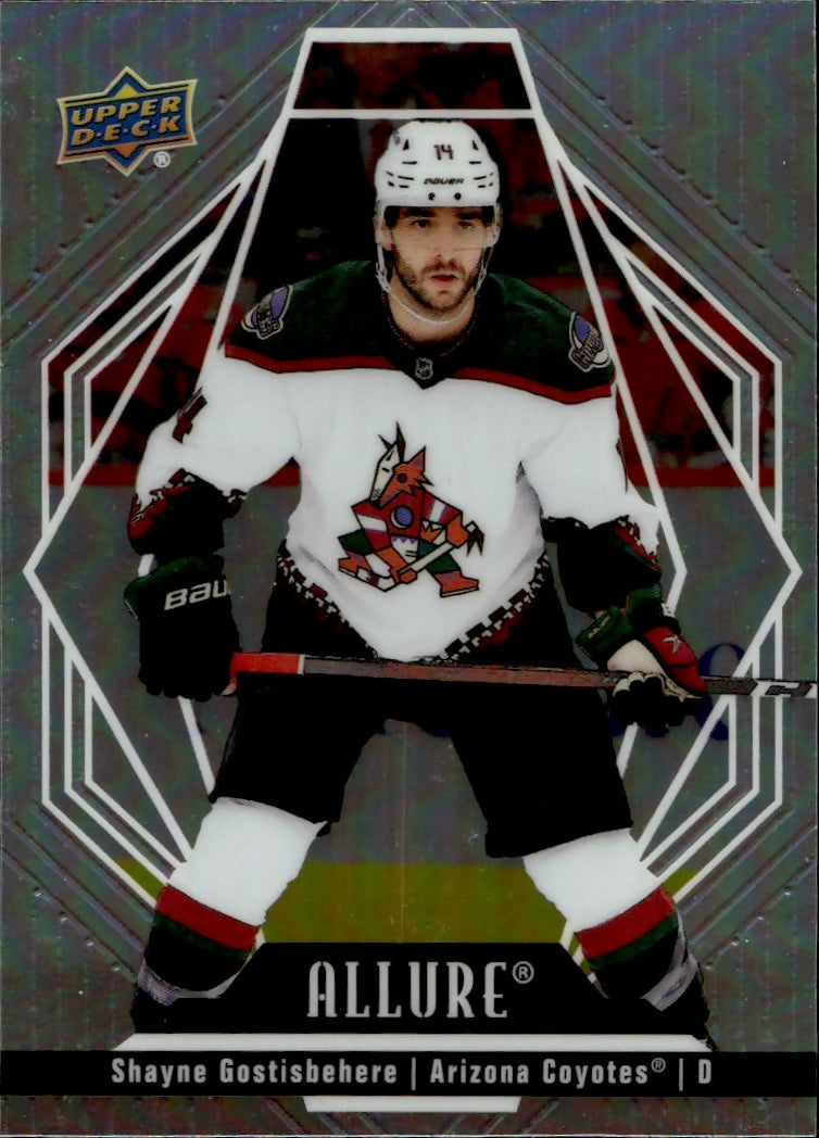 2022-23 Upper Deck Allure Hockey - Base #23 Shayne Gostisbehere - Arizona Coyotes - A