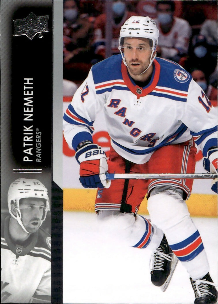 2021-22 Upper Deck Extended Series Hockey - Base #604 Patrik Nemeth - New York Rangers - A