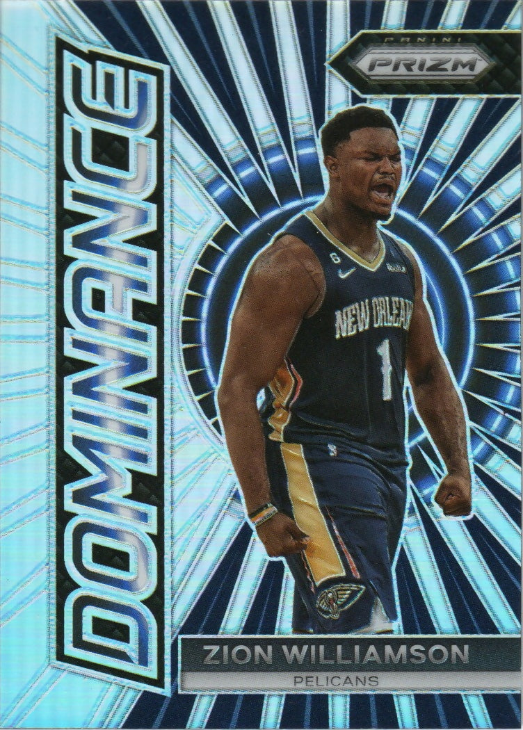 2023-24 Panini Prizm Basketball Dominance - Prizm #16 Zion Williams, New Orleans Pelicans - A