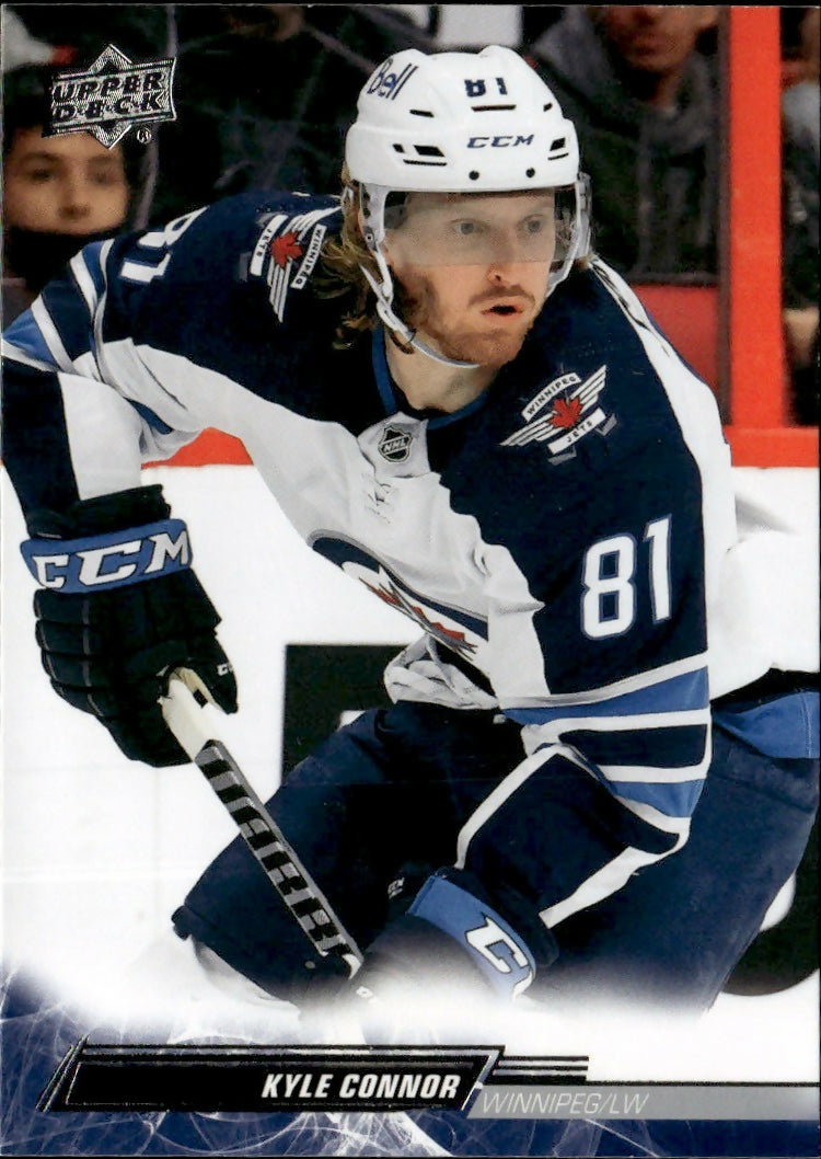 2022-23 Upper Deck Series 1 Hockey - Base #195 Kyle Connor - Winnipeg Jets - A