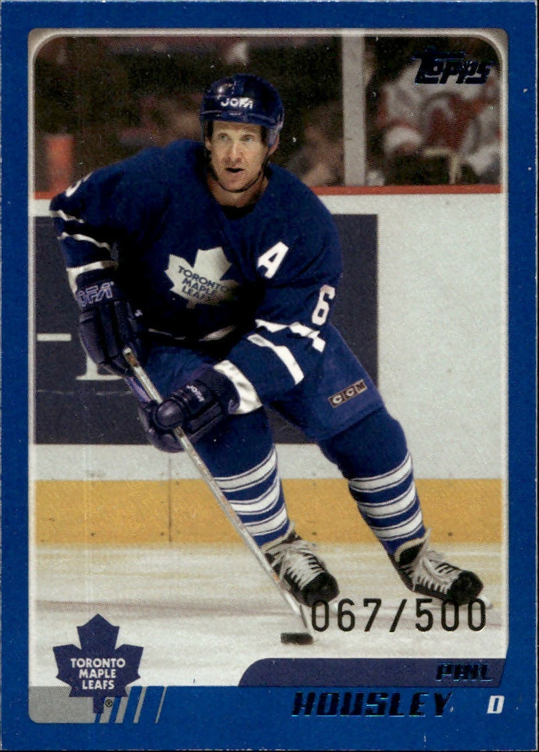 2003-04 O-Pee-Chee - Base - Blue :500 #131 Phil Housley - Toronto Maple Leafs - A