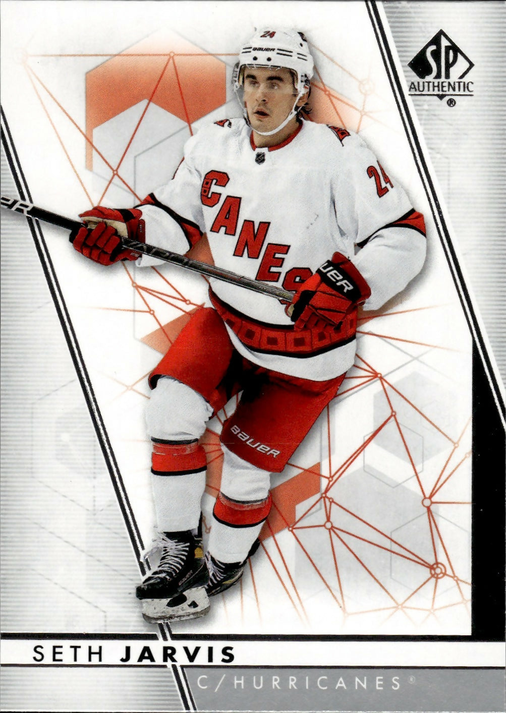 2022-23 Upper Deck SP Authentic Hockey - Base #32 Seth Jarvis - Carolina Hurricanes