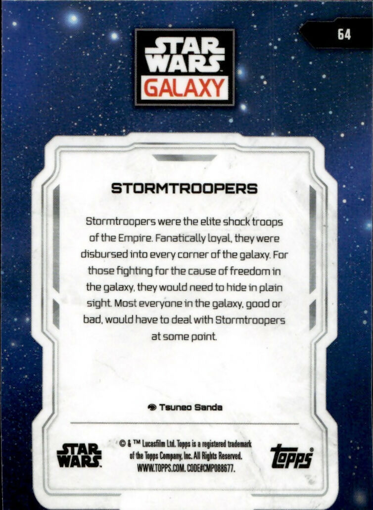 2024 Topps Star Wars Galaxy Chrome - Base #64 Stormtroopers - B