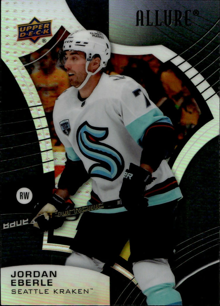 2021-22 Upper Deck Allure Hockey - Base - Black  Rainbow #67 Jordan Eberle - Seattle Kraken - A