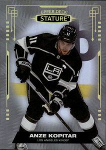 2021-22 Upper Deck Stature Hocey - Base #83 Anze Kopitar - Los Angeles Kings