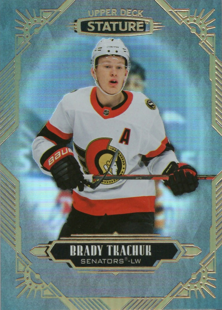 2020-21 Upper Deck Stature - Base #11 Brady Tkachuk - Ottawa Senators - A