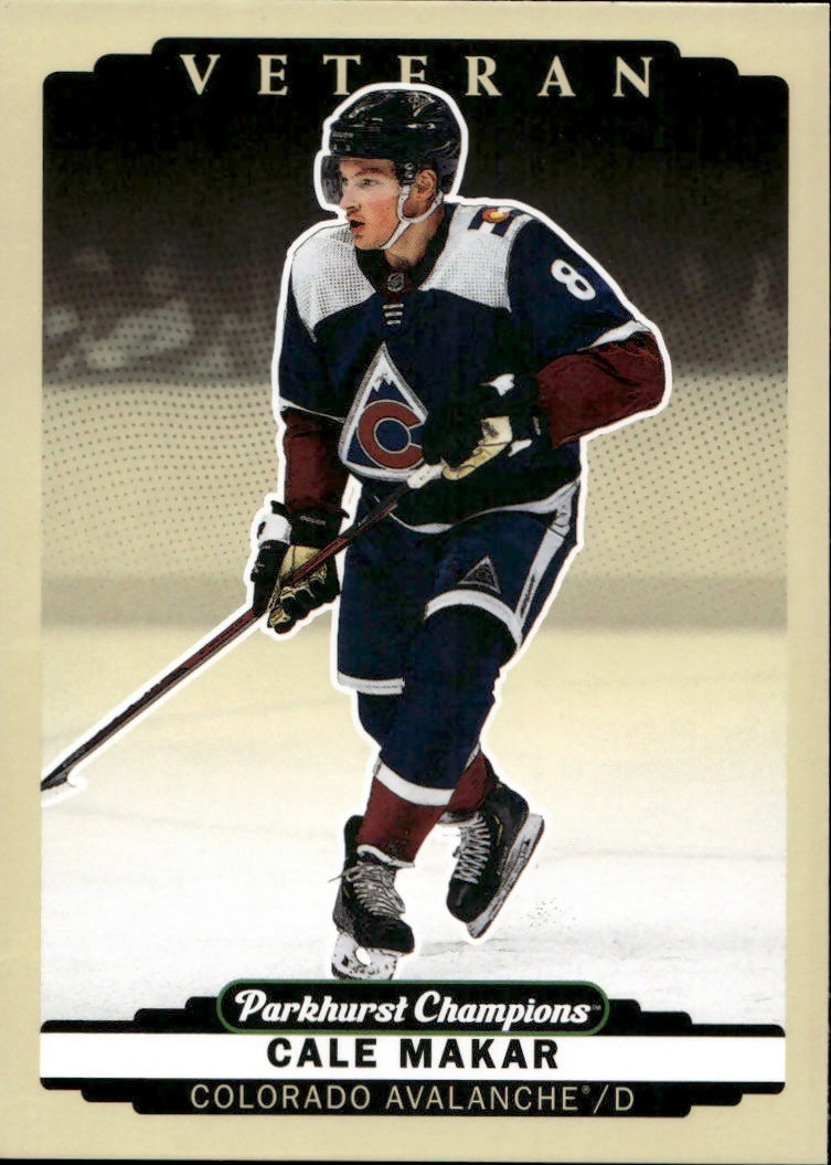2022-23 Upper Deck Parkhurst Champions - Base #188 Cale Makar - Colorado Avalanche - A