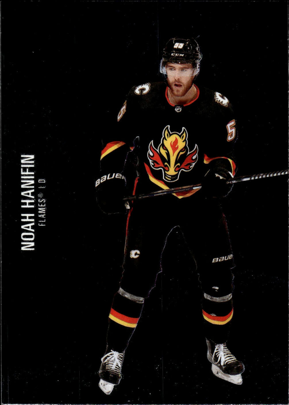 2021-22 Upper Deck Skybox Metal Universe Hockey Alt Jersey #141 Noah Hanifin - Calgary Flames - A