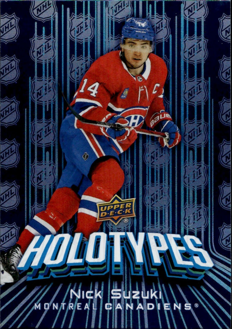 2024-25 Upper Deck Series 1 Hockey - Holotypes #HT-10 Nick Suzuki - Montreal Canadiens - A