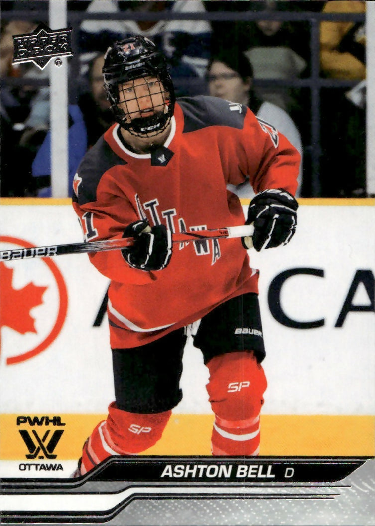 2024-25 Upper Deck PWHL Hockey - Base #50 Ashton Bell - Ottawa Charge - A