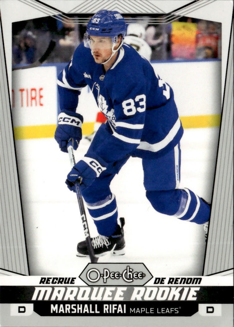 2024-25 Upper Deck O-Pee-Chee - Base - Marquee Rookie #558 Marshall Rifai - Toronto Maple Leafs - A